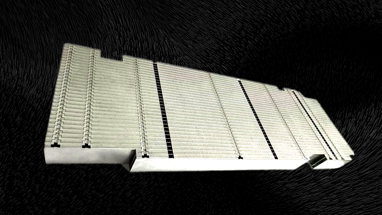 High-Performance Cooling Fins | Topology-optimized Design with Anodized Finish for 5G/EV Customization