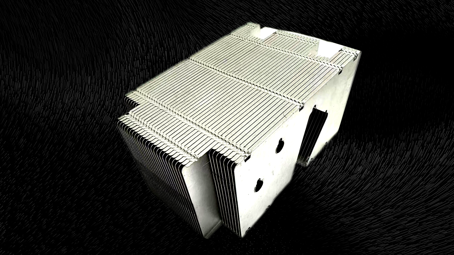 High-Performance Cooling Fins | Topology-optimized Design with Anodized Finish for 5G/EV Customization