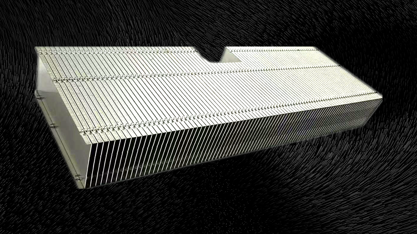 High-Performance Cooling Fins | Topology-optimized Design with Anodized Finish for 5G/EV Customization