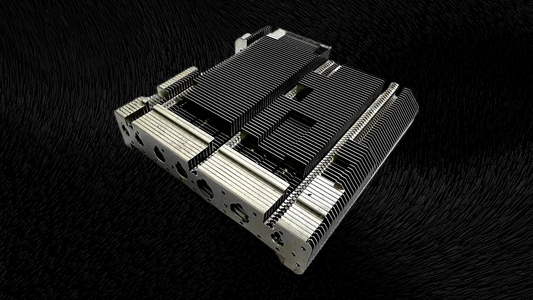 Ailettes de refroidissement hautes performances | Conception optimisée pour la topologie avec finition anodisée pour la personnalisation 5G/EV