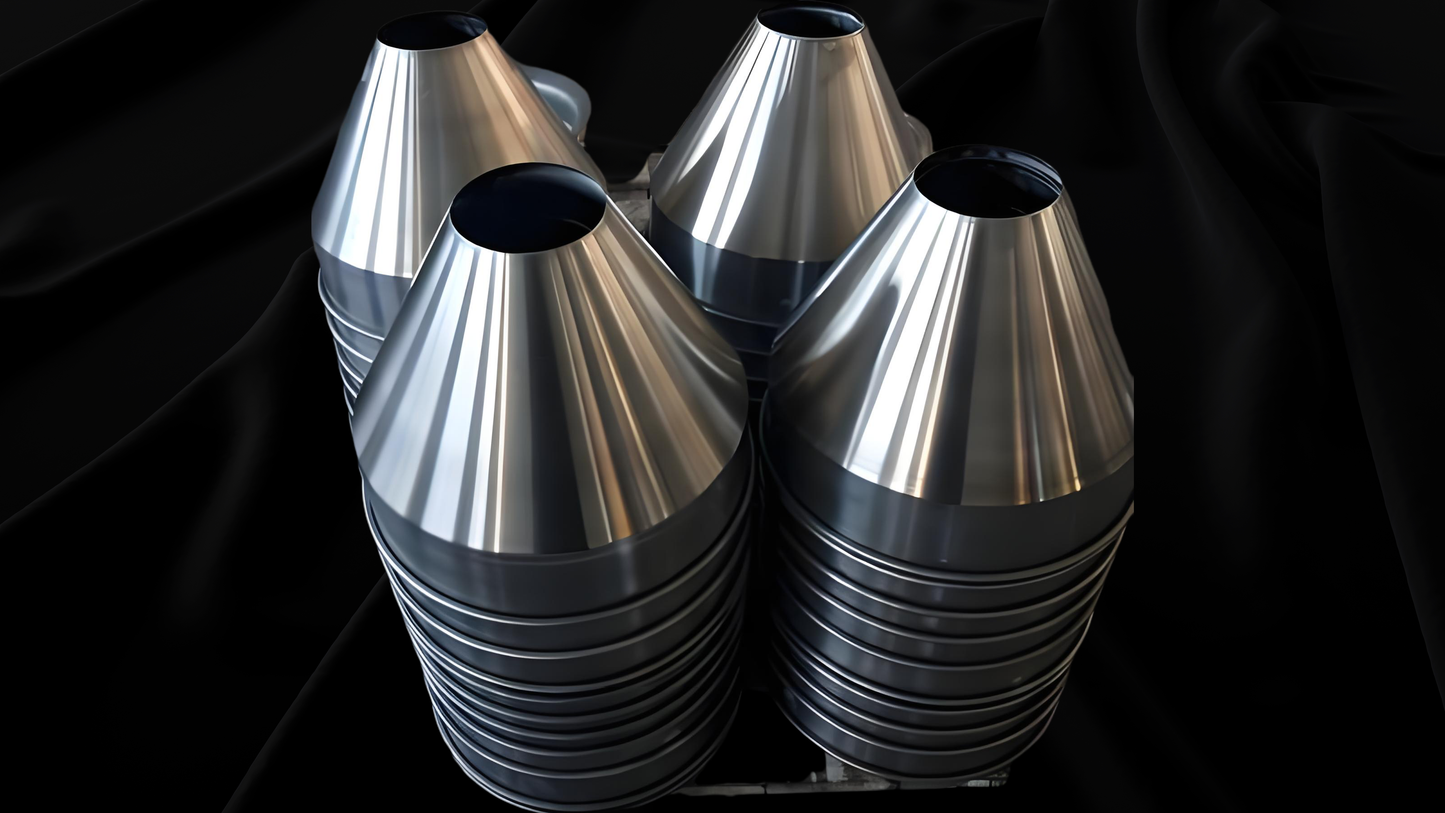 Custom Artistic Metal Vases | Fluid Spinning & Multi-Surface Finishing